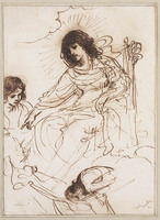 H 021
<br/>
Madonna met Johannes de Evangelist en Gregorius Thaumaturgus
<br/>
<em>Guercino (1591-1666)</em>
